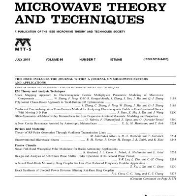 خرید و دانلود نسخه کامل کتاب IEEE MTT-V066-I07 (2018-07)