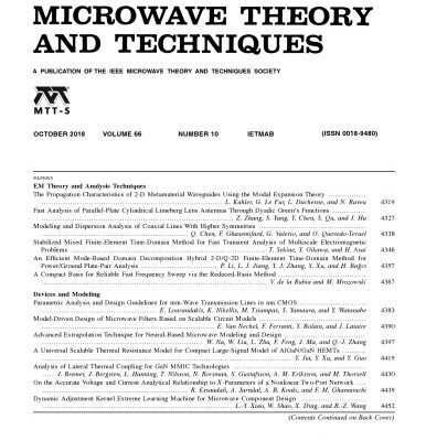 خرید و دانلود نسخه کامل کتاب IEEE MTT-V066-I10 (2018-10)