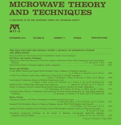 خرید و دانلود نسخه کامل کتاب IEEE MTT-V066-I11 (2018-11)