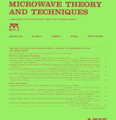 خرید و دانلود نسخه کامل کتاب IEEE MTT-V067-I01 (2019-01)