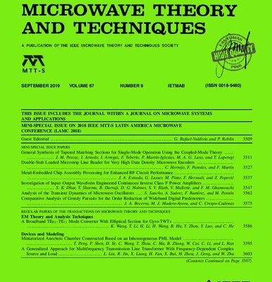خرید و دانلود نسخه کامل کتاب IEEE MTT-V067-I09 (2019-09)