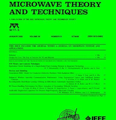 خرید و دانلود نسخه کامل کتاب IEEE MTT-V068-I01 (2020-01)