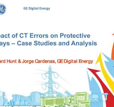 خرید و دانلود نسخه کامل کتاب Impact of CT Errors on Protective Relays – Case Studies and Analysis