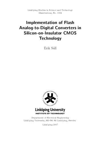 خرید و دانلود نسخه کامل کتاب Implementation of flash analog-to-digital converters in silicon-on-insulator CMOS technology_6908982758fba.jpeg خرید و دانلود نسخه کامل کتاب Implementation of flash analog-to-digital converters in silicon-on-insulator CMOS technology
