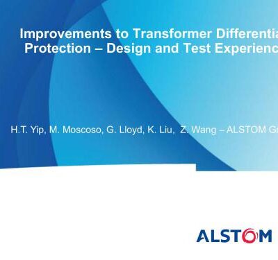خرید و دانلود نسخه کامل کتاب Improvements to Transformer Differential Protection -Design and Test Experience