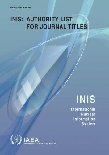 خرید و دانلود نسخه کامل کتاب INIS: Authority list for journal titles_692317e537725.jpeg خرید و دانلود نسخه کامل کتاب INIS: Authority list for journal titles