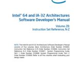 خرید و دانلود نسخه کامل کتاب Intel® 64 and IA-32 Architectures Software Developer’s Manual, Volume 2B: Instruction Set Reference, N-Z