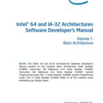 خرید و دانلود نسخه کامل کتاب Intel® 64 and IA-32 Architectures Software Developer’s Manual, Volume 1: Basic Architecture