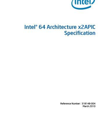 خرید و دانلود نسخه کامل کتاب Intel® 64 Architecture x2APIC Specification