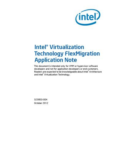 خرید و دانلود نسخه کامل کتاب Intel® Virtualization Technology FlexMigration Application Note_6906966539f8e.jpeg خرید و دانلود نسخه کامل کتاب Intel® Virtualization Technology FlexMigration Application Note