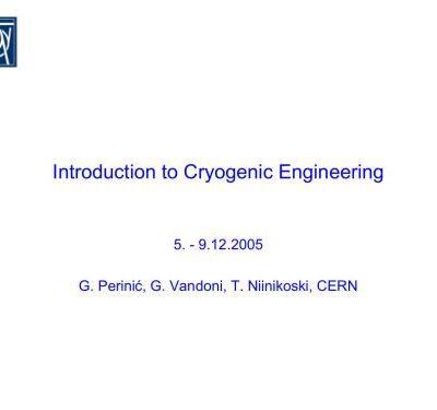 خرید و دانلود نسخه کامل کتاب Introduction to Cryogenic Engineering