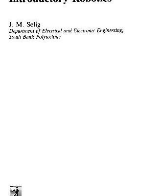 خرید و دانلود نسخه کامل کتاب Introductory Robotics