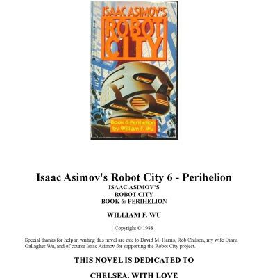 خرید و دانلود نسخه کامل کتاب Isaac Asimov’s Robot City 6 – Perihelion