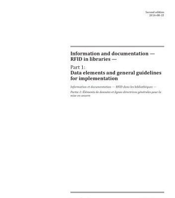 خرید و دانلود نسخه کامل کتاب ISO 28560-1: Information and documentation — RFID in libraries