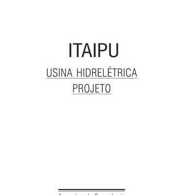 خرید و دانلود نسخه کامل کتاب Itaipu usina hidrelétrica : aspectos de engenharia.