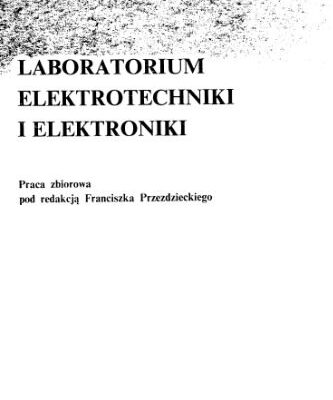 خرید و دانلود نسخه کامل کتاب Laboratorium elektrotechniki i elektroniki