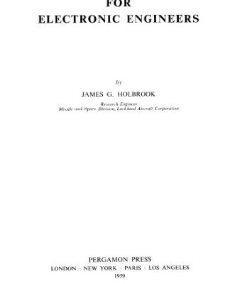 خرید و دانلود نسخه کامل کتاب Laplace Transforms for Electronic Engineers