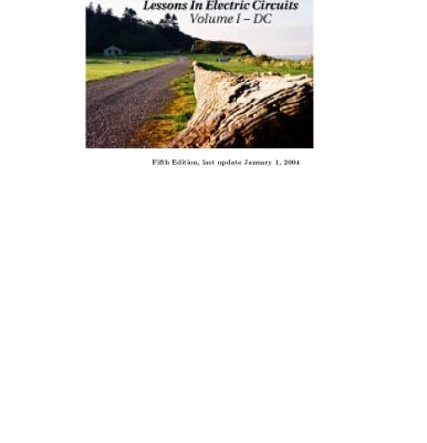 خرید و دانلود نسخه کامل کتاب Lessons In Electrical Circuits Complete