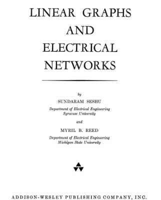 خرید و دانلود نسخه کامل کتاب Linear Graphs and Electrical Networks