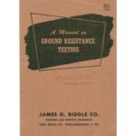 خرید و دانلود نسخه کامل کتاب Manual of Ground Resistance Testing – with Your Megger – Biddle