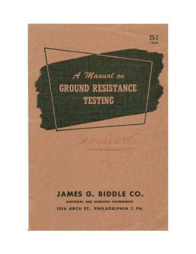 خرید و دانلود نسخه کامل کتاب Manual of Ground Resistance Testing – with Your Megger – Biddle_69094b7993b34.jpeg خرید و دانلود نسخه کامل کتاب Manual of Ground Resistance Testing – with Your Megger – Biddle
