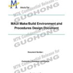 خرید و دانلود نسخه کامل کتاب MAUI Make/Build Environment and Procedures Design Document