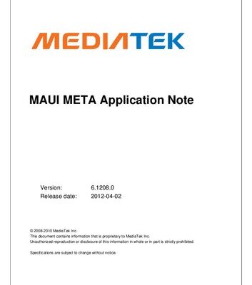 خرید و دانلود نسخه کامل کتاب MAUI META Application Note