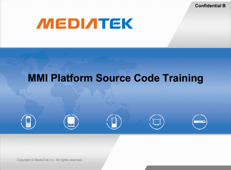 خرید و دانلود نسخه کامل کتاب Mediatek MMI Training Materials