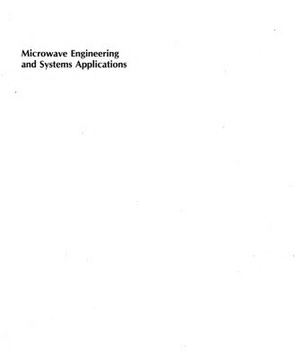 خرید و دانلود نسخه کامل کتاب Microwave Engineering and Systems Applications