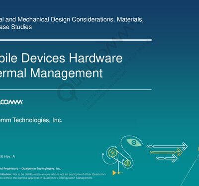 خرید و دانلود نسخه کامل کتاب Mobile Devices Hardware Thermal Management