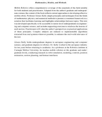 خرید و دانلود نسخه کامل کتاب Mobile Robotics: Mathematics, Models, and Methods