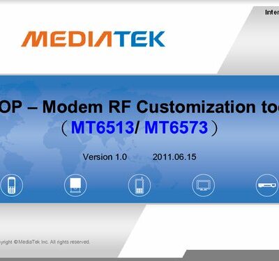 خرید و دانلود نسخه کامل کتاب Modem RF Customization tool (MT6513/MT6573)