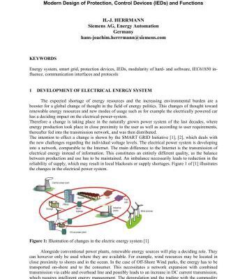خرید و دانلود نسخه کامل کتاب Modern Design of Protection, Control Devices (IEDs) and Functions