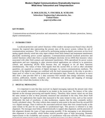 خرید و دانلود نسخه کامل کتاب Modern Digital Communications Dramatically Improve Wide-Area Telecontrol and Teleprotection