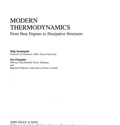 خرید و دانلود نسخه کامل کتاب Modern Thermodynamics – From Heat Engines to Dissipative Structs
