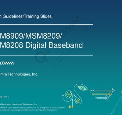 خرید و دانلود نسخه کامل کتاب MSM8909/MSM8209/MSM8208 Digital Baseband