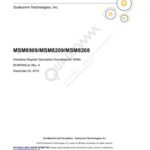 خرید و دانلود نسخه کامل کتاب MSM8909/MSM8209/MSM8208 Hardware Register Description Document for OEMs