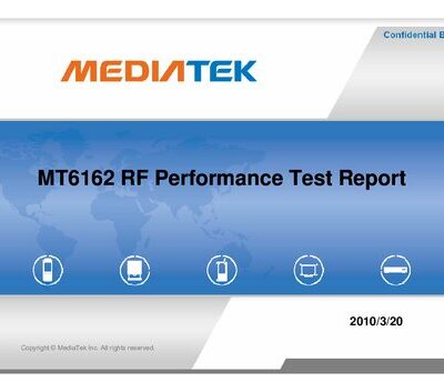 خرید و دانلود نسخه کامل کتاب MT6162 RF Performance Test Report