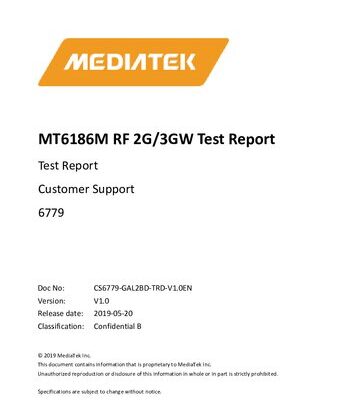 خرید و دانلود نسخه کامل کتاب MT6186M RF 2G/3GW Test Report