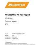 خرید و دانلود نسخه کامل کتاب MT6186M RF 4G Test Report