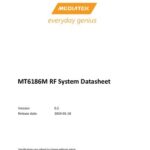 خرید و دانلود نسخه کامل کتاب MT6186M RF System Datasheet
