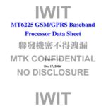 خرید و دانلود نسخه کامل کتاب MT6225 GSM/GPRS Baseband Processor Data Sheet