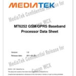 خرید و دانلود نسخه کامل کتاب MT6252 GSM/GPRS Baseband Processor Datasheet