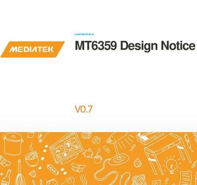 خرید و دانلود نسخه کامل کتاب MT6359 Design Notice (for MT6883, MT6885, MT6889)