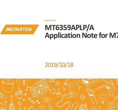 خرید و دانلود نسخه کامل کتاب MT6359APLP/A Application Note for M70