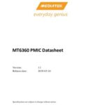 خرید و دانلود نسخه کامل کتاب MT6360 PMIC Datasheet