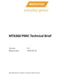 خرید و دانلود نسخه کامل کتاب MT6360 PMIC Technical Brief
