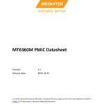 خرید و دانلود نسخه کامل کتاب MT6360M PMIC Datasheet
