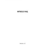 خرید و دانلود نسخه کامل کتاب MT6515 FAQ