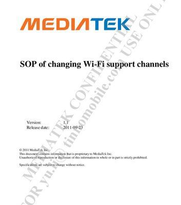 خرید و دانلود نسخه کامل کتاب MT6573 MT6575 SOP of changing Wi-Fi support channels